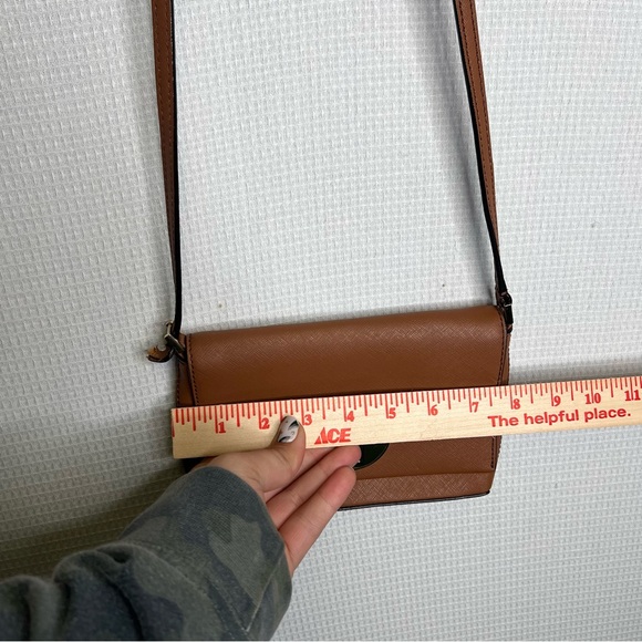 Kate Spade | Small Brown Crossbody bag Purse Flip Top - Picture 7 of 8